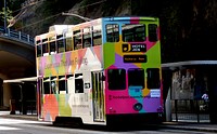 Hong Kongs many colourful trams.