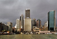 Circular Quay. Sydney.Circular Quay is the hub of Sydney Harbour, situated at a small inlet called Sydney Cove, the founding site for Sydney and Australia