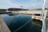 The Broken Bow (fresh) Water Treatment Facility in Broken Bow, OK on Thursday, Apr. 9, 2015. This facility was built with the assistance of U.S. Department of Agriculture (USDA), Rural Development (RD). USDA photo by Lance Cheung. Original public domain image from Flickr