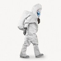 PPE suit,  protective uniform isolated image on white background