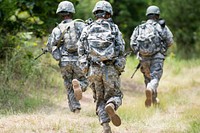 Army Reserve Soldiers having training exercise. Original public domain image from Flickr