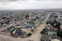 Aerial views of the damage caused by Hurricane Sandy to the New Jersey coast taken during a search and rescue mission by 1-150 Assault Helicopter Battalion. Original public domain image from Flickr