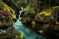 Avalanche Gorge - Canyon run. Original public domain image from Flickr