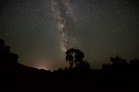 Milky Way from Garden of Eden Viewpoint. Original public domain image from Flickr