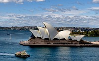 Sydney Opera house, Australia. Original public domain image from Flickr