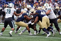 Navy vs Tulane football game 2015. Original public domain image from Flickr