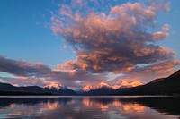 Lake McDonald Sunset Wide Angle. Original public domain image from Flickr