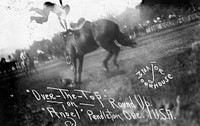 Pendleton Round Up - Over the Top, Pendleton, Ore - MoorhouseUmatilla National Forest Historic Photo. Original public domain image from Flickr