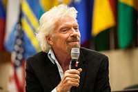 Sir Richard Branson in YLAI Panel, Washington D.C., USA, November 10, 2016.
