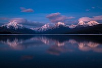 Alpenglow at Lake McDonald. Original public domain image from <a href="https://www.flickr.com/photos/glaciernps/23218549341/" target="_blank">Flickr</a>