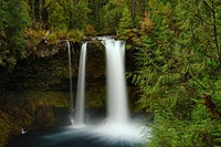Koosah Falls, Willamette National Forest. Original public domain image from Flickr