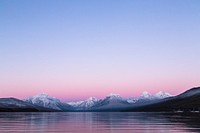 Lake McDonald Post Sunset. Original public domain image from Flickr