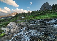 Logan Pass- MidSummer Eve. Original public domain image from Flickr