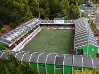 Football & soccer stadium. Free public domain CC0 photo.