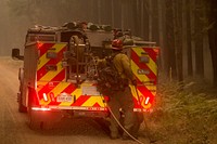 Umpqua NF Fires, 2017, Oregon. Original public domain image from Flickr