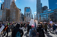 Protest in NYC. Free public domain CC0 photo.
