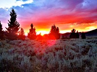 Red Rocks Valley in southwestern Montana. July 2013. Original public domain image from Flickr