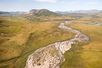 A snapshot of the western Brooks Range from the air, over Gates of the Arctic National Preserve.NPS / DevDharm Khalsa. Original public domain image from Flickr