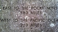 Inscription along the Pacific Northwest Trail near the Chuckanut Drive trailhead. Original public domain image from Flickr
