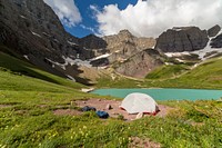 Cracker Lake Campground. Original public domain image from Flickr