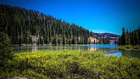 View of Todd Lake from the Todd Lake Trail on the Deschutes National Forest in Oregon's Cascades. Original public domain image from Flickr