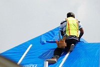 Operation Blue Roof Installation