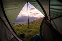 Beautiful camping destination background. Free public domain CC0 photo.