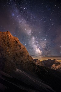 Milky way background. Free public domain CC0 photo.