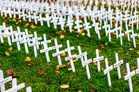 Veterans day ceremony. Original public domain image from Flickr