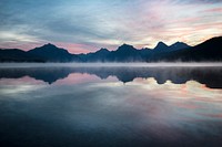 Lake McDonald Sunrise- Day Begins. Original public domain image from Flickr