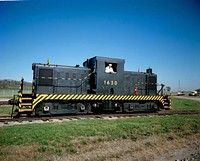 Locomotive used to move railcars on site. Original public domain image from <a href="https://www.flickr.com/photos/departmentofenergy/30680144940/" target="_blank">Flickr</a>