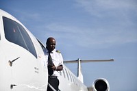 Capt. Charles Waruru aboard Kenya Airways Flight KQ363 at Mogadishu International Airport, Somalia on 18 December 2018.