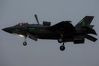 An F-35B Lightning II with Marine Fighter Attack Squadron (VMFA) 121, prepares to land at Marine Corps Air Station Iwakuni, Japan, Jan. 19, 2017.