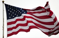 American flag. Original public domain image from Flickr