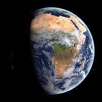 Planet Earth, world image. Free public domain CC0 photo