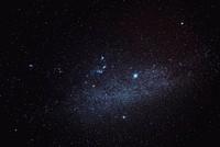 Beautiful starry galaxy sky. Free public domain CC0 image.