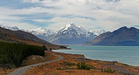 On the road to the Alps. NZ. Original public domain image from Flickr