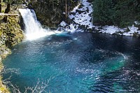 Tamolitch Falls and the Blue Pool, Oregon.