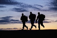 U.S. Soldiers with the 20th CBRNE Command conduct a 7.5 mile ruck march for their German Armed Forces Proficiency Badge (GAFPB) at the Yakima Training Center, Wash., April 22, 2017.