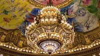 Chandelier of the Palais Garnier, Paris.