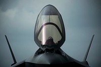 A U.S. Air Force F-35A Lightning II pilot assigned to the 34th Fighter Squadron, based at Hill Air Force Base, Utah, completes pre-flight checks prior to departing RAF Lakenheath, England, May 7, 2017.