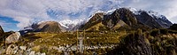 Mt Cook national park landscape. Free public domain CC0 photo.