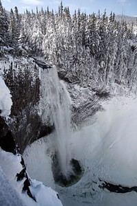 Salt Creek Falls in Winter, Willamette national Forest. Original public domain image from Flickr