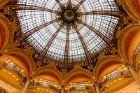 Ceiling of the Galeries Lafayette department store. Free public domain CC0 image.