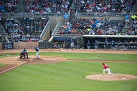 U.S. Department of Agriculture (USDA) employees spend time with Secretary Sonny Perdue at Target field to meet with and watch a Minnesota Twins (vs. Rangers) baseball game, during USDA Night, in Minneapolis, MN, on August 6, 2017.