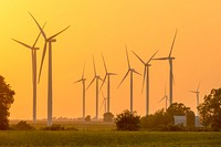 Wind turbines on the Bishop Hill wind farm operate among the corn and soybean fields near Bishop Hill, Ill., Sept. 14, 2017.<br/><br/>USDA Photo by Preston Keres. Original public domain image from <a href="https://www.flickr.com/photos/usdagov/36861845430/" target="_blank" rel="noopener noreferrer nofollow">Flickr</a>