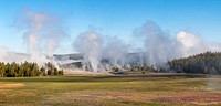 Early morning steam, Upper Geyser Basin