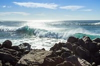 Breaking waves, Oregon Coast