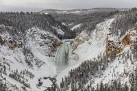 Lower Falls from Lookout Point by Jacob W. Frank. Original public domain image from Flickr