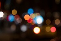 Bokeh lights. Free public domain CC0 image.